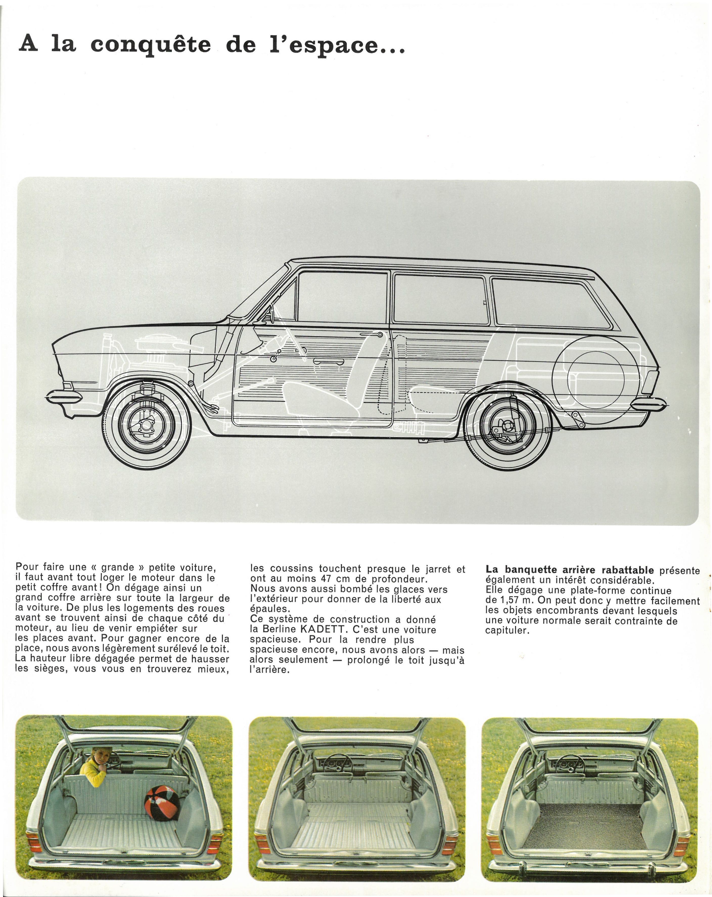 1966 Opel Kadett Caravan brochure